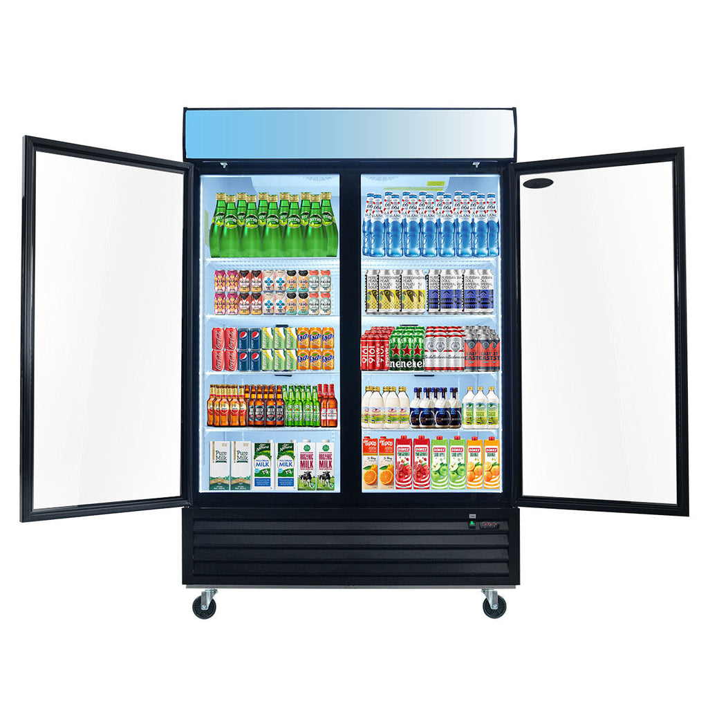 Orikool Glass Door Merchandiser Refrigerator 44.7 Cu.ft