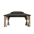 12' X 16' Hardtop Gazebo with Aluminum Metal Frame