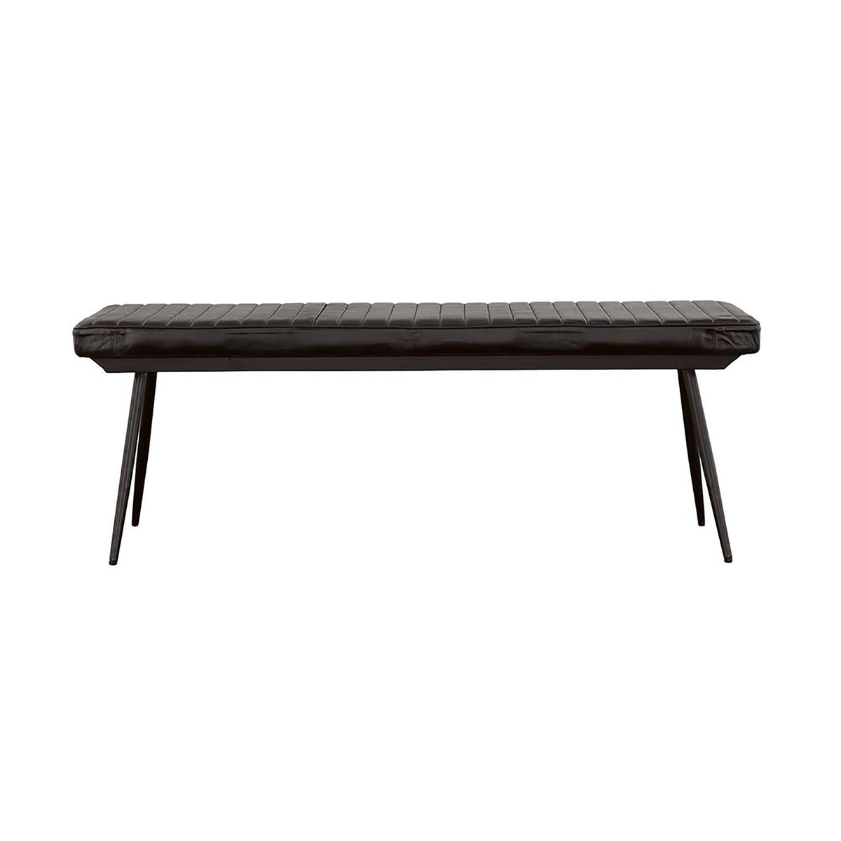 Espresso Upholstered Dining Bench