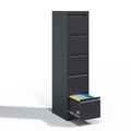 5 Drawer Metal Vertical File Cabinet with Lock