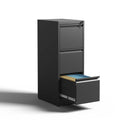 3 Drawer Metal Vertical File Cabinet with Lock