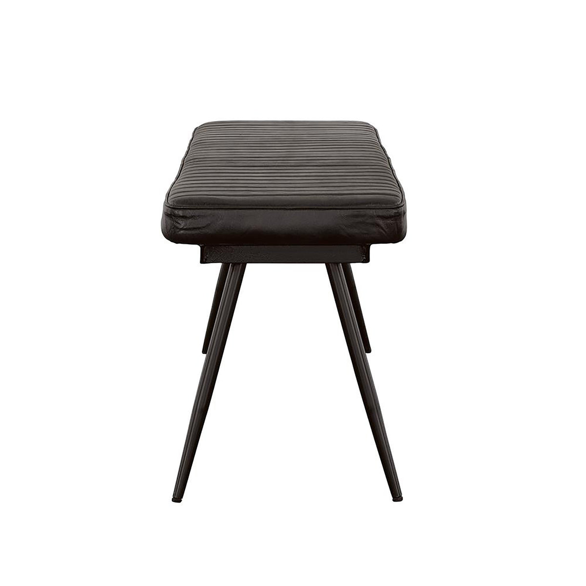 Espresso Upholstered Dining Bench