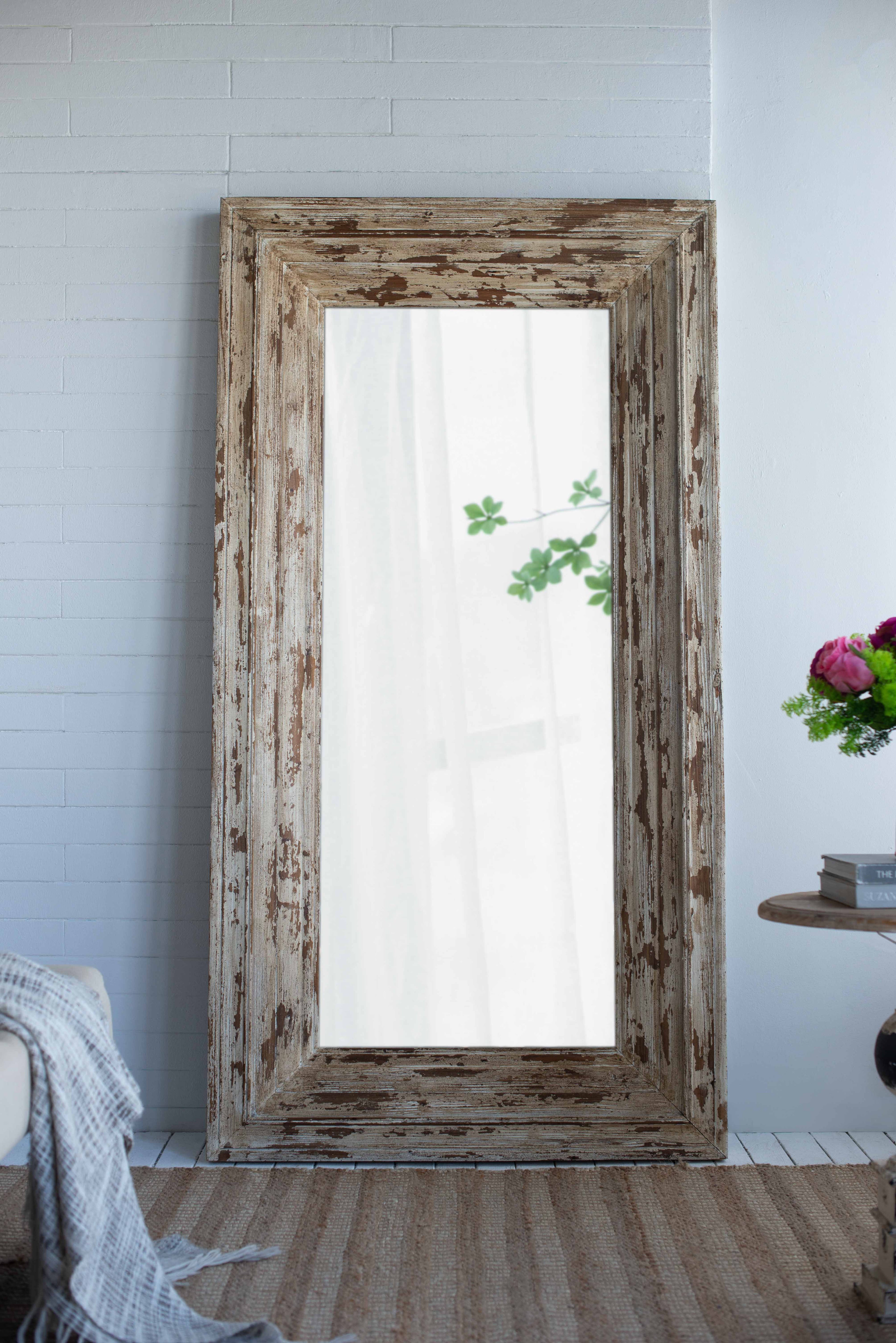 39x3.5x75" Full Length Rectangle Floor Mirror
