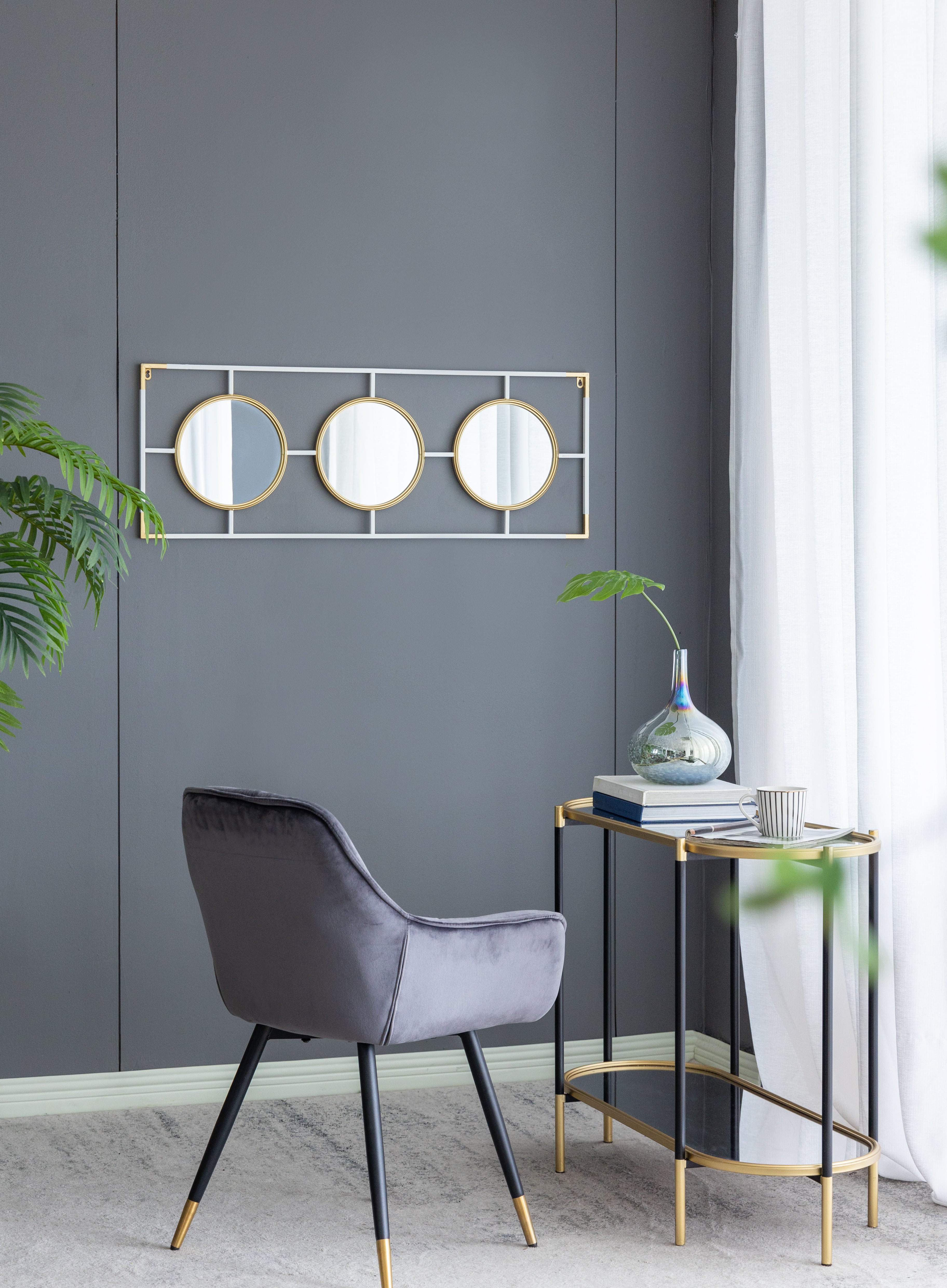 Hannes Three Mirror Wall Decor