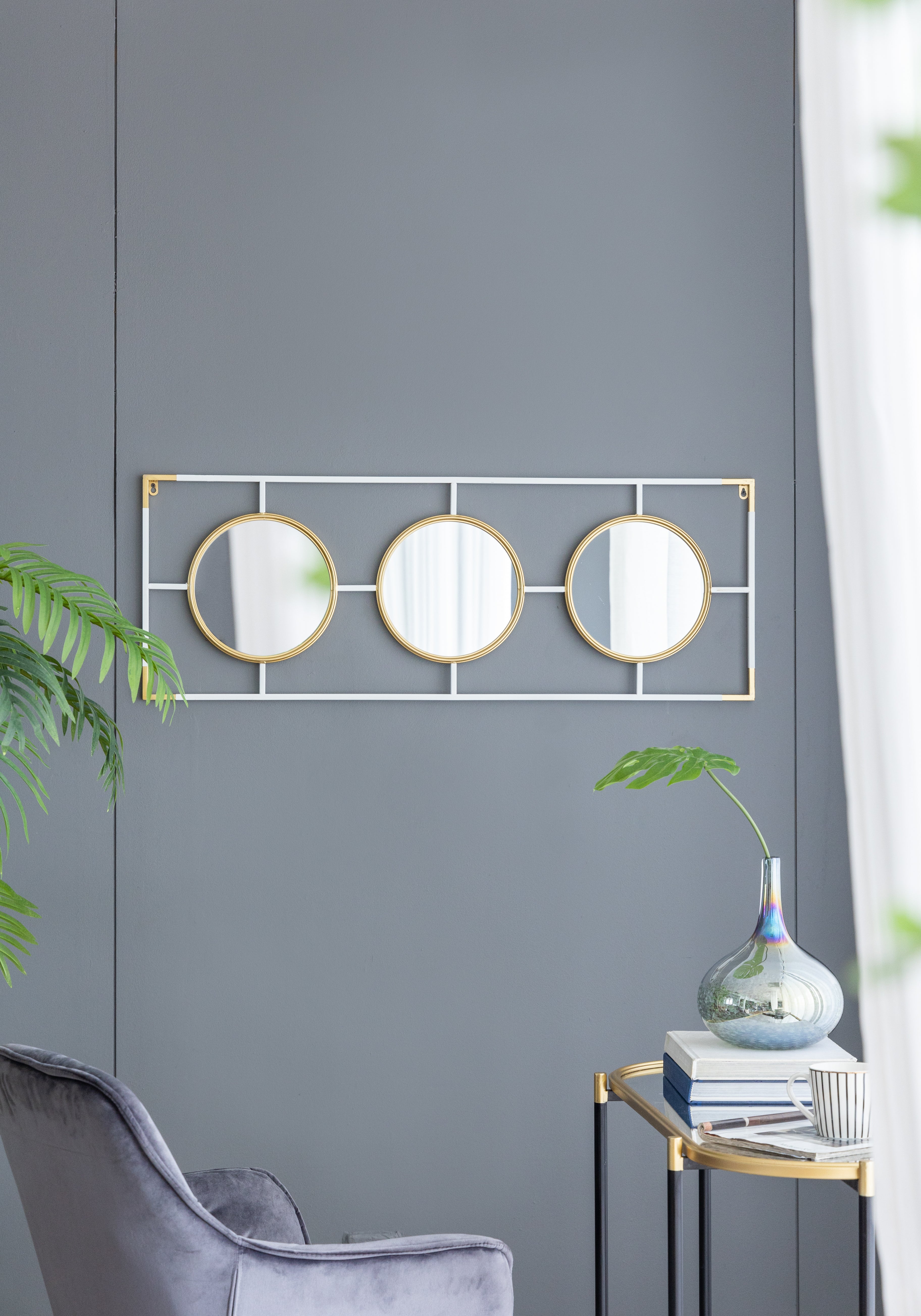 Hannes Three Mirror Wall Decor