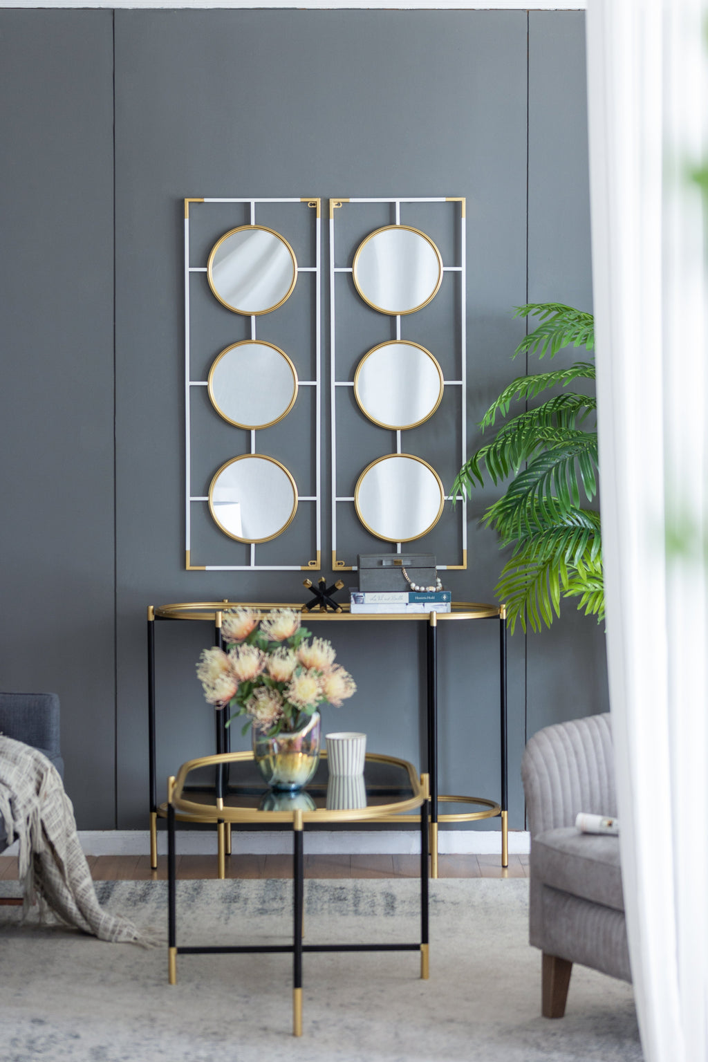 Hannes Three Mirror Wall Decor