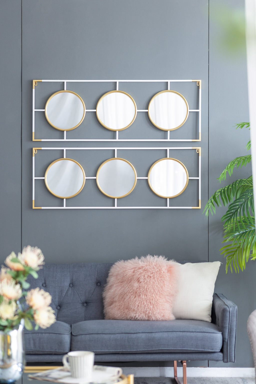 Hannes Three Mirror Wall Decor