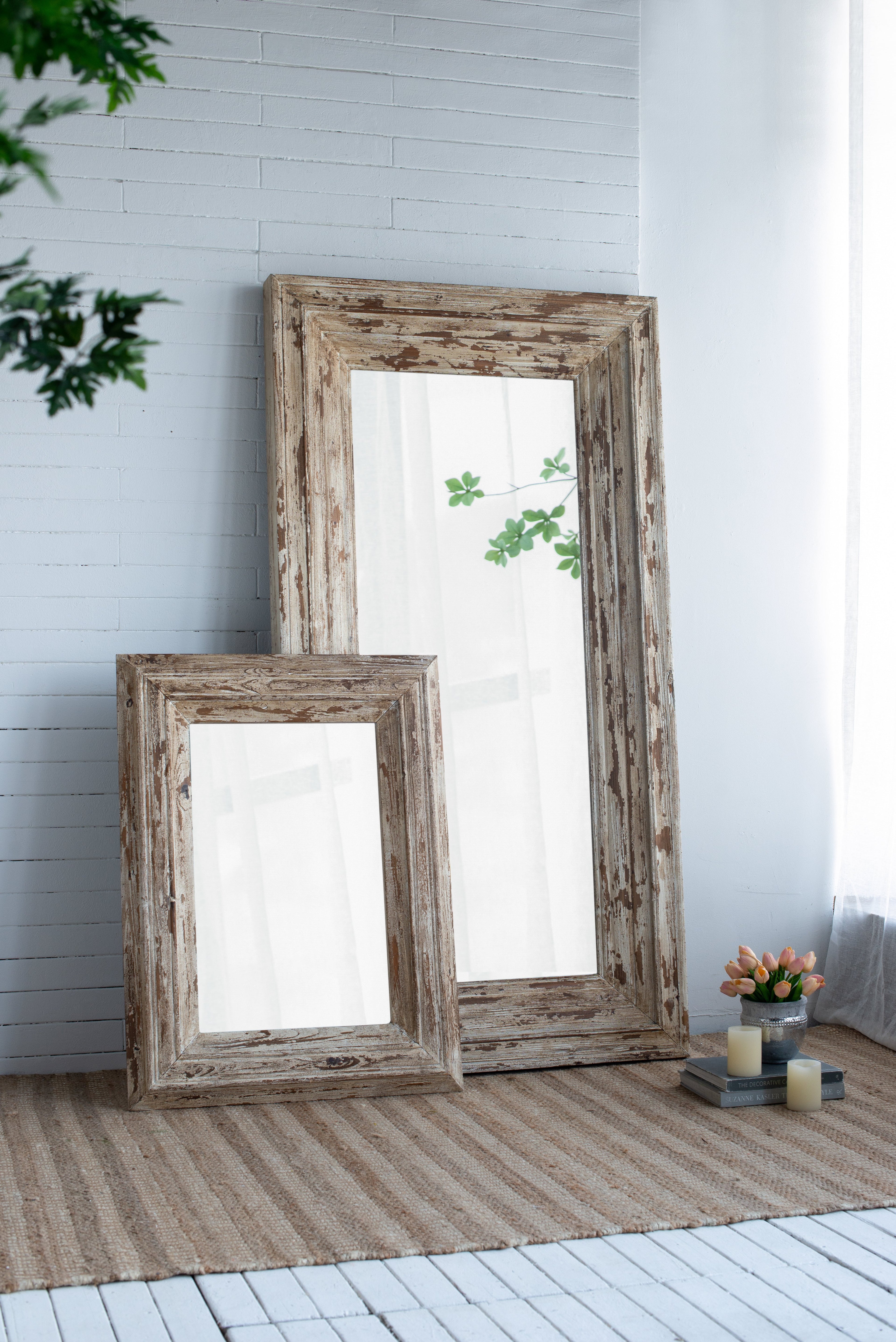 39x3.5x75" Full Length Rectangle Floor Mirror