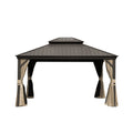 10' X 12' Hardtop Gazebo Outdoor Aluminum Gazebo