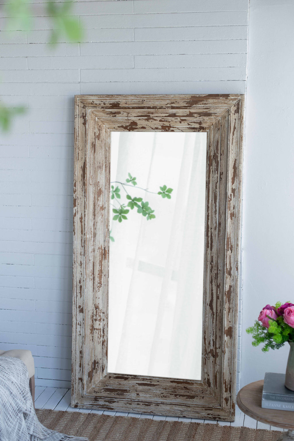 39x3.5x75" Full Length Rectangle Floor Mirror