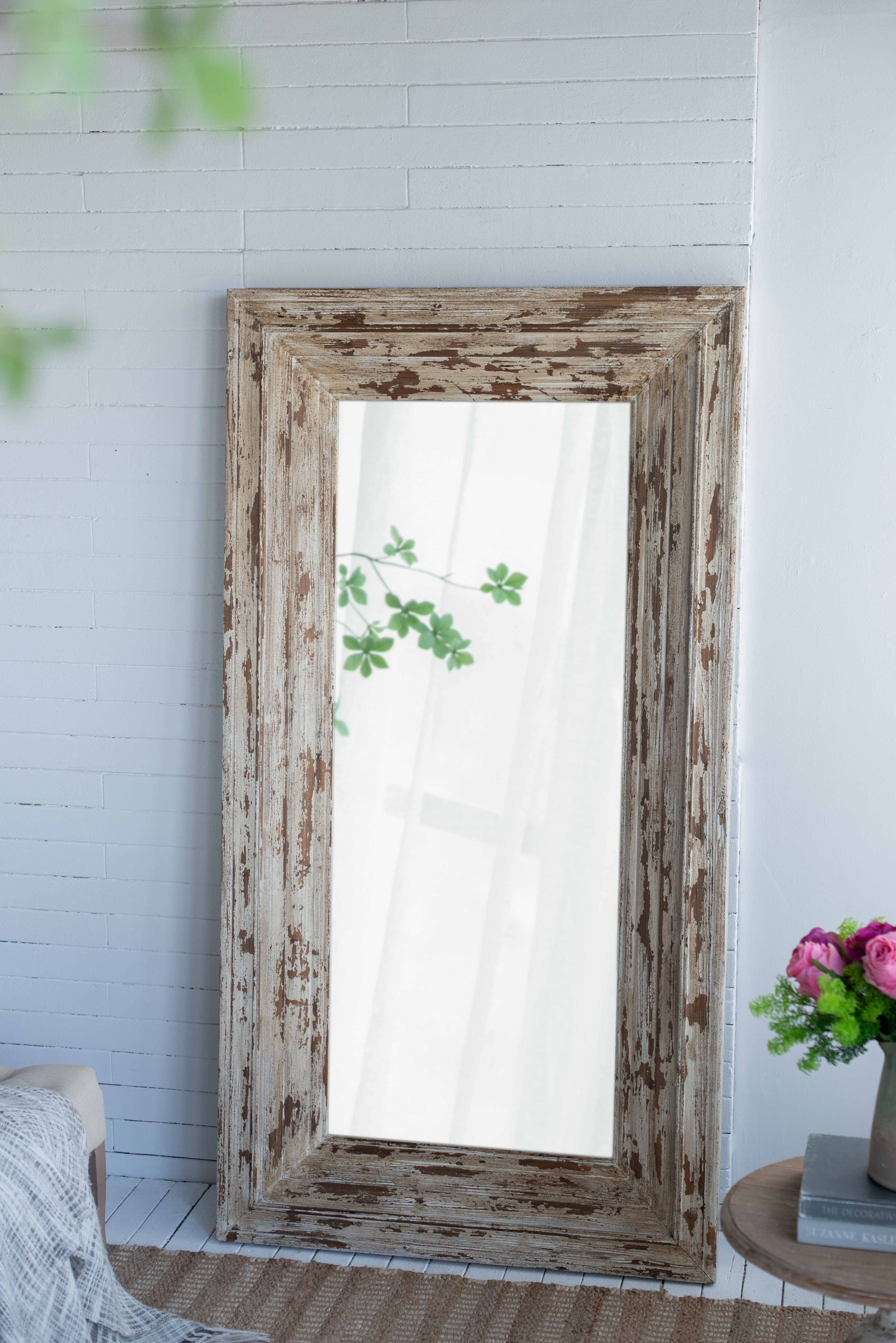 39x3.5x75" Full Length Rectangle Floor Mirror