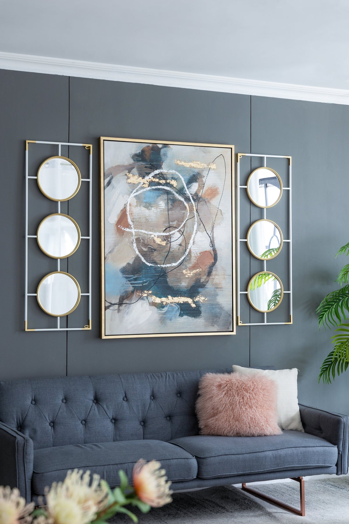 Hannes Three Mirror Wall Decor