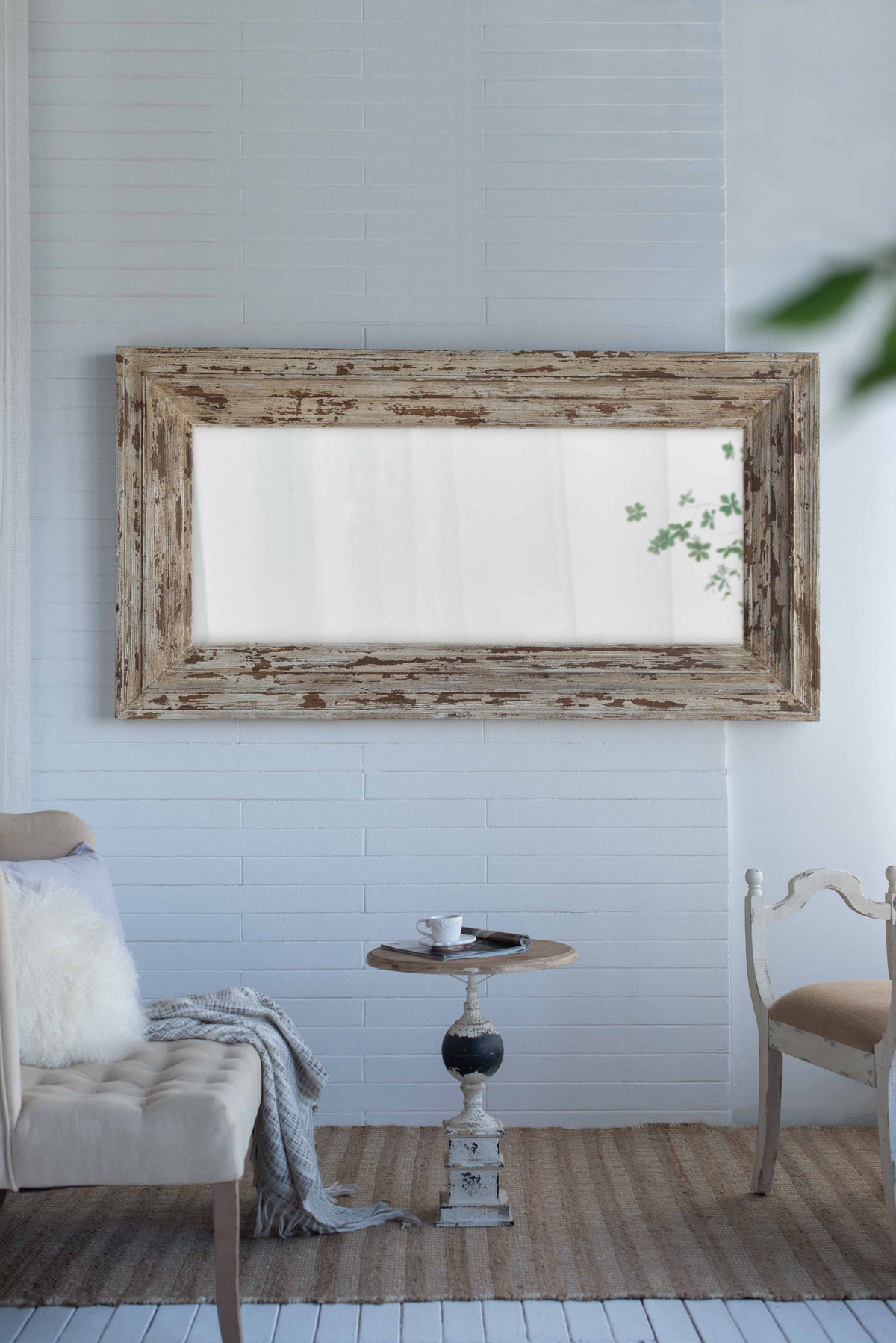 39x3.5x75" Full Length Rectangle Floor Mirror