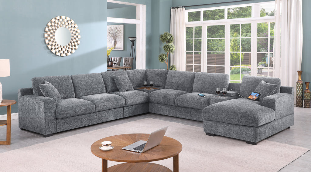 Celine 141.5" Sectional Sofa