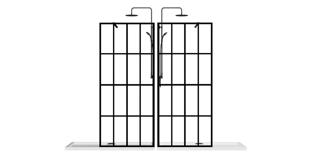 Goodyo 46" X 72" Shower Screen for Walk-in Wet-room