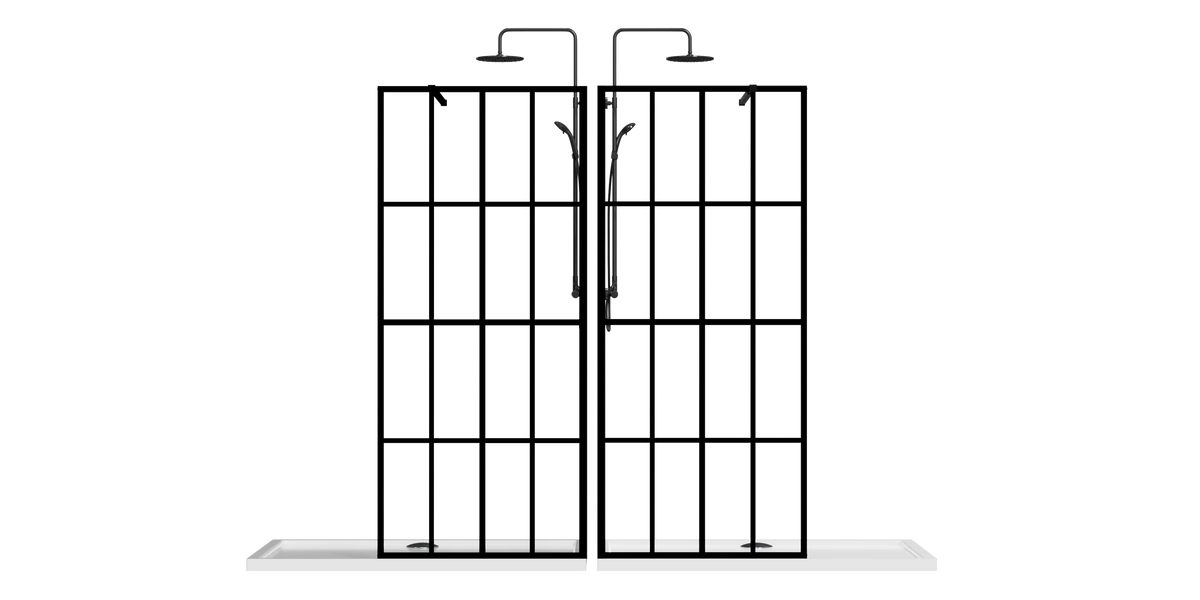 Goodyo 46" X 72" Shower Screen for Walk-in Wet-room