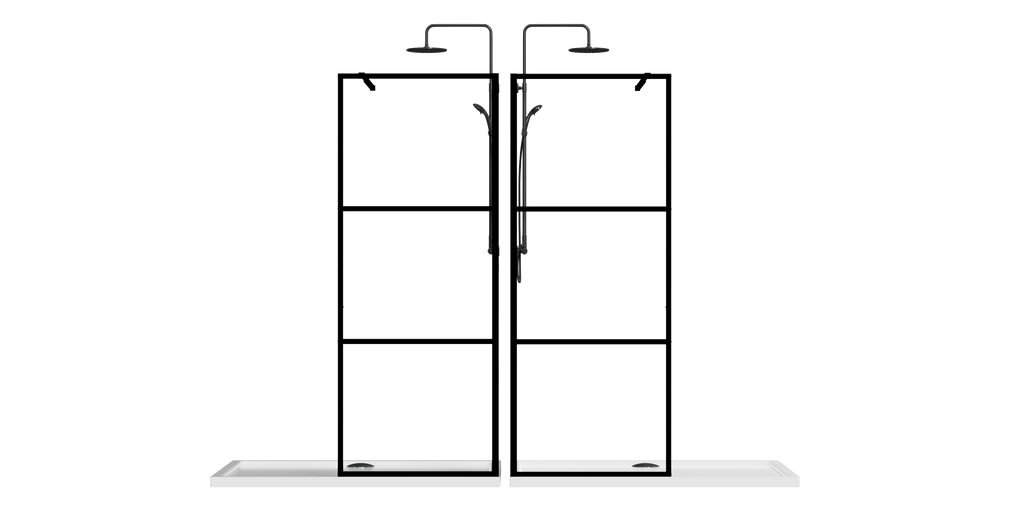 Goodyo 34" Shower Screen Door Walk-in Wet-room