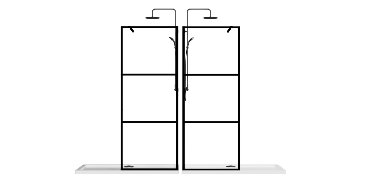 Goodyo 34" Shower Screen Door Walk-in Wet-room