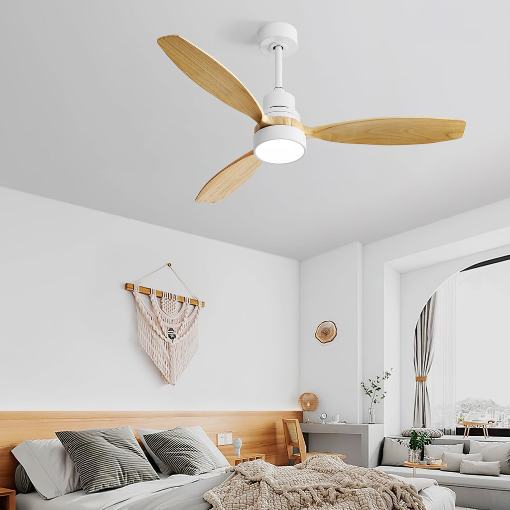 52 Inch Ceiling Fan Light With 6 Speed Remote Control