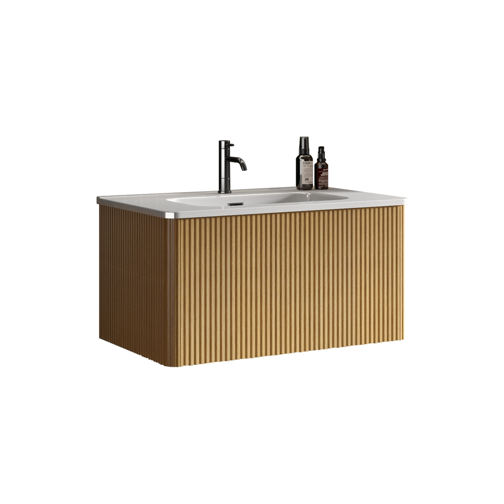 Etna 30" Striped Bathroom Vanity