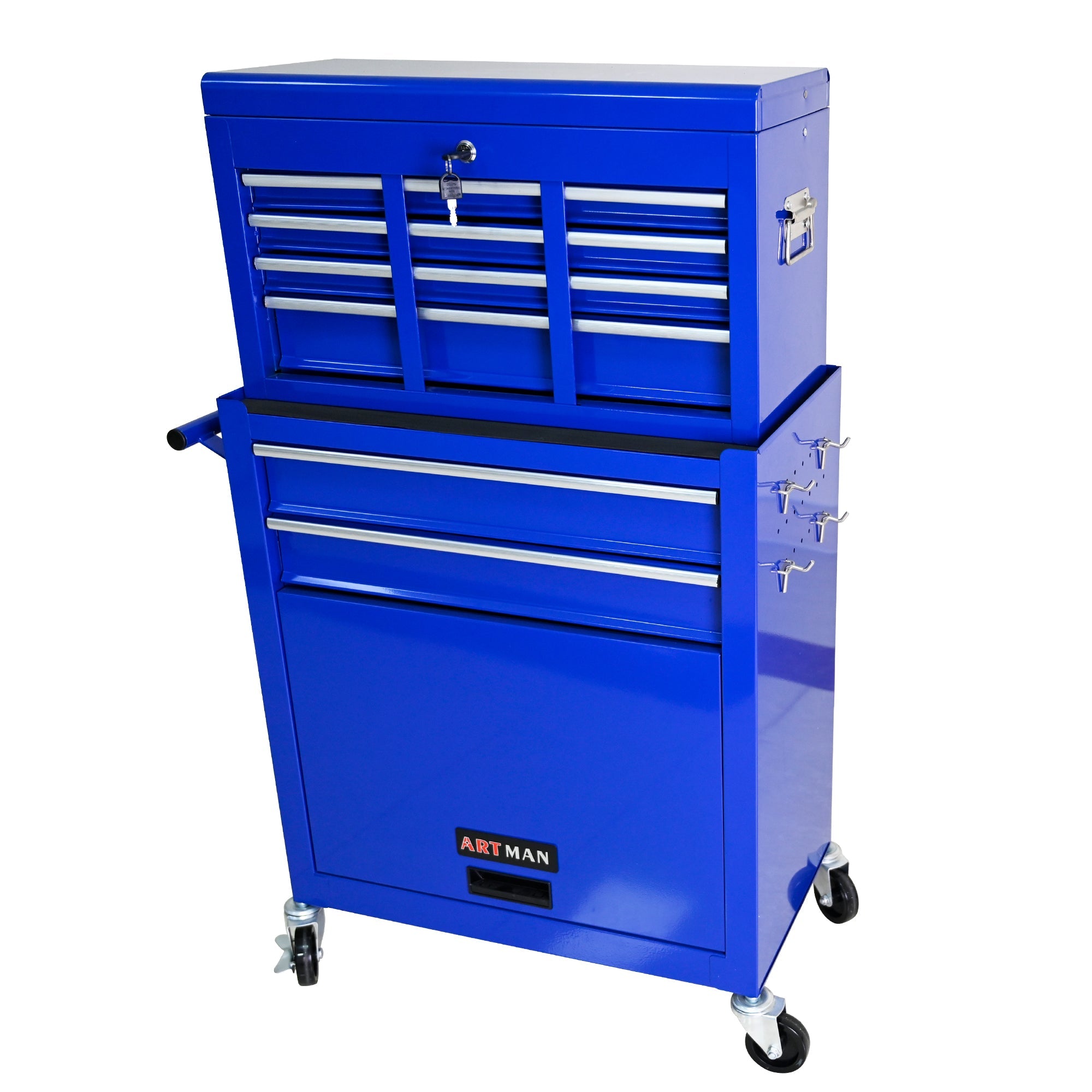 High Capacity Rolling Tool Chest with Wheels and Drawers