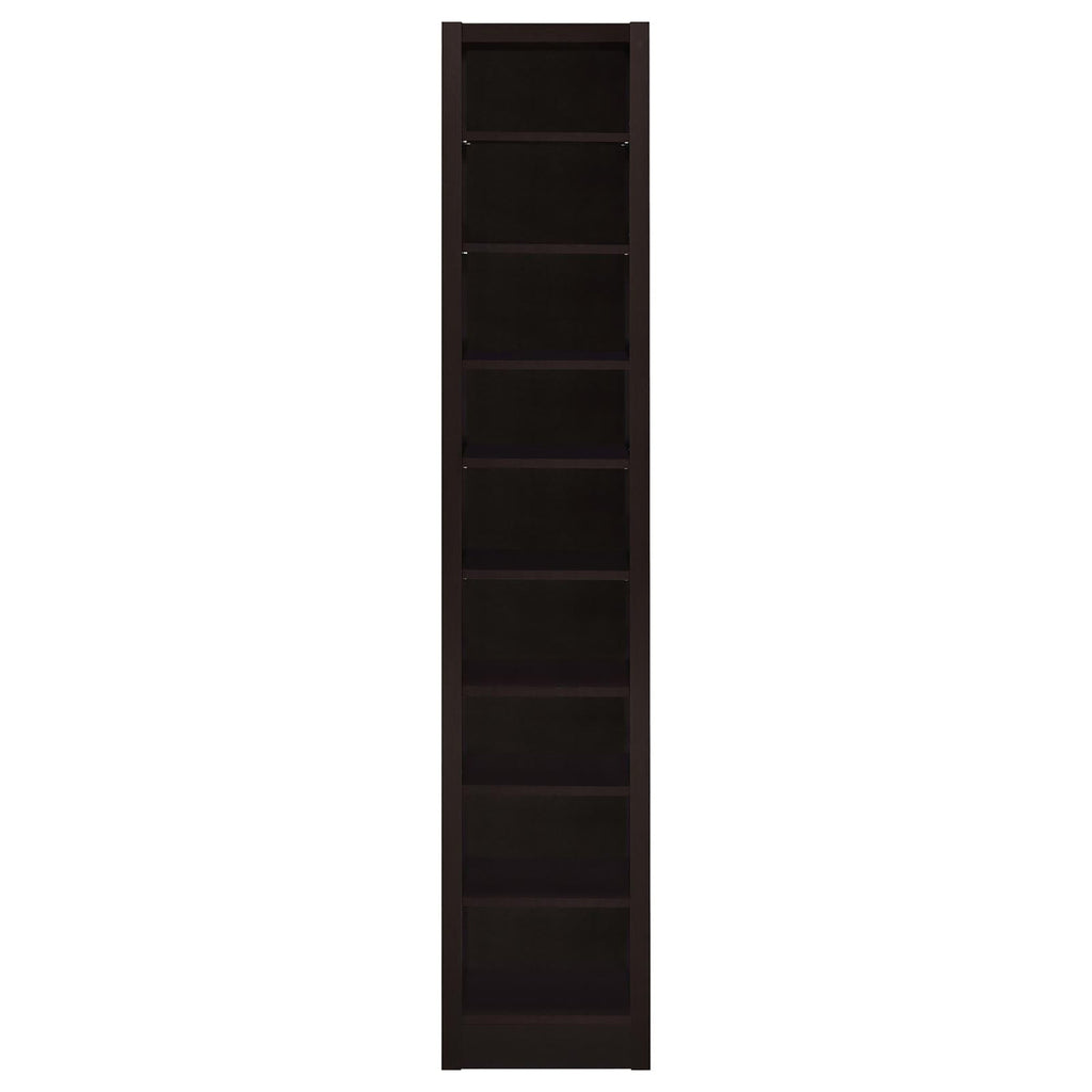 Cappuccino Rectangular Bookcase