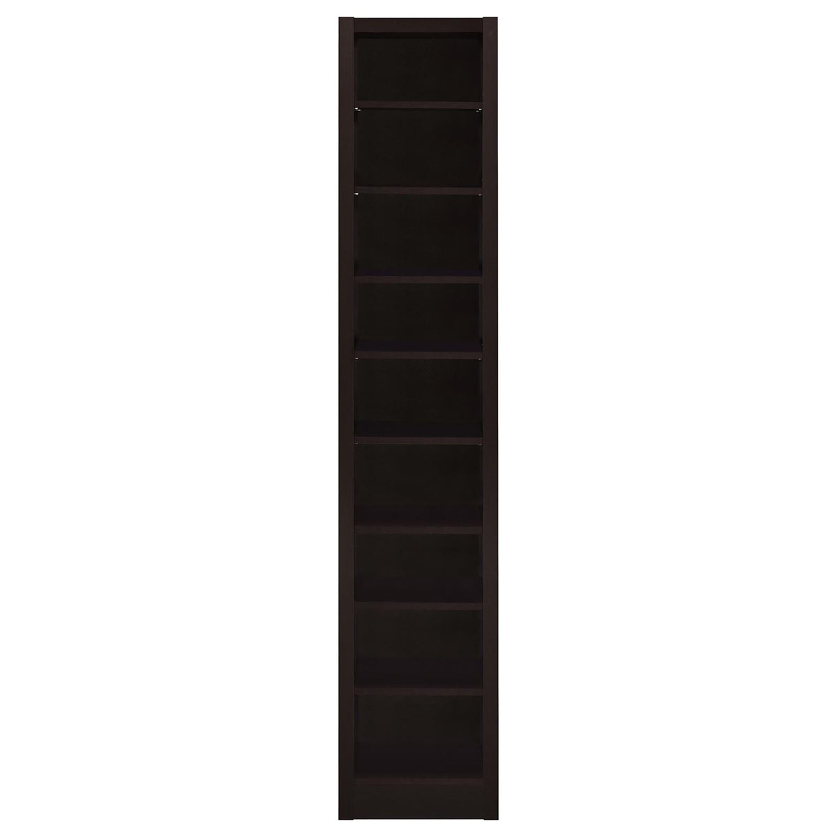Cappuccino Rectangular Bookcase