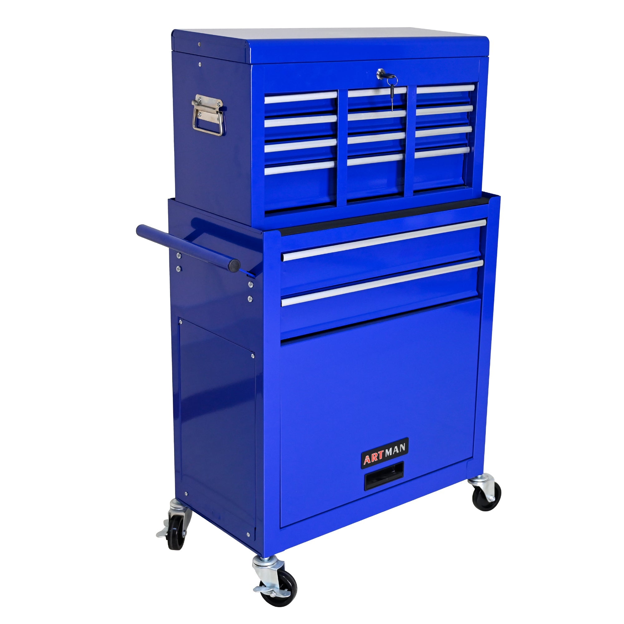 High Capacity Rolling Tool Chest with Wheels and Drawers