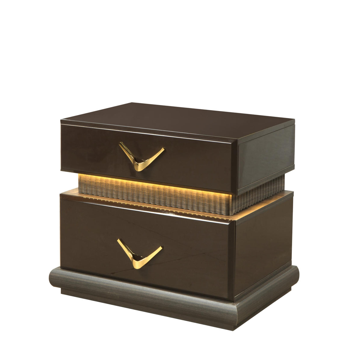 Modern Style 2-Drawer Nightstand