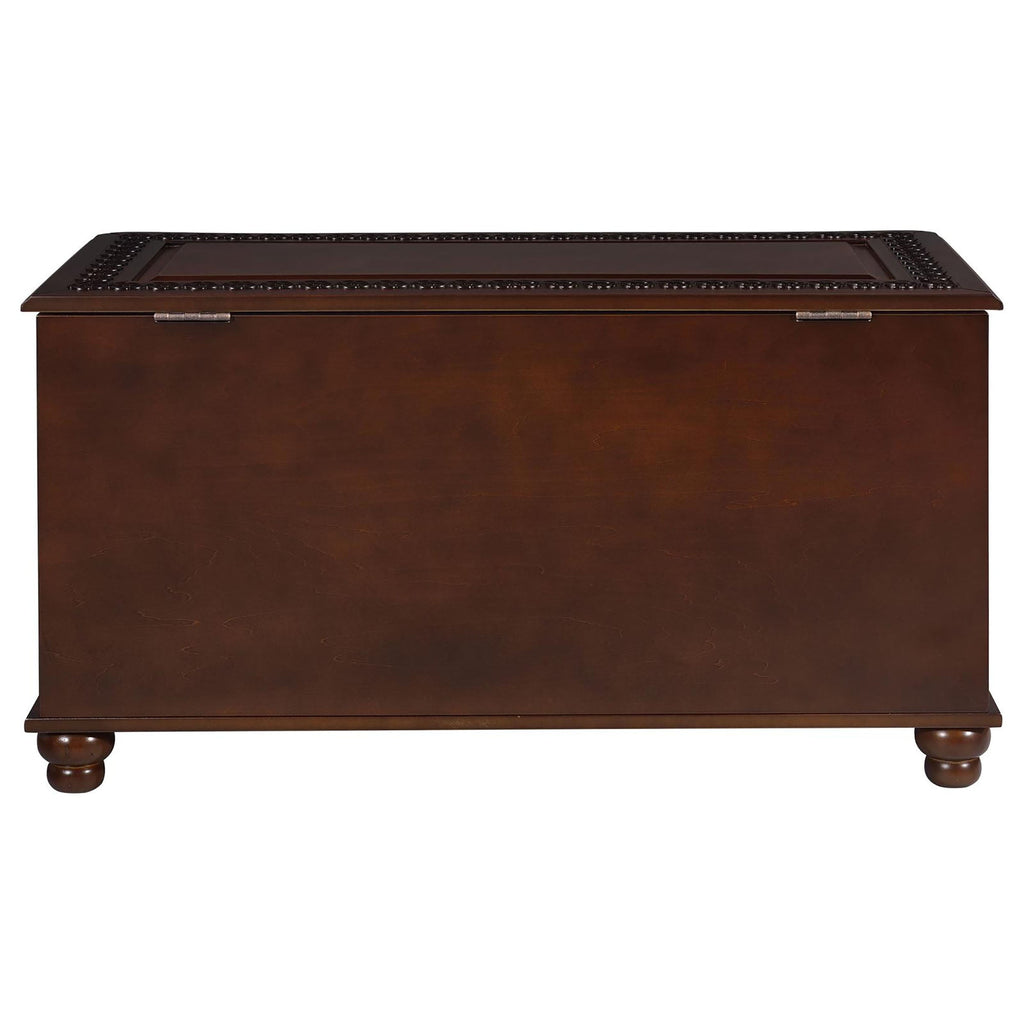 Deep Tobacco Flip Open Storage Cedar Chest