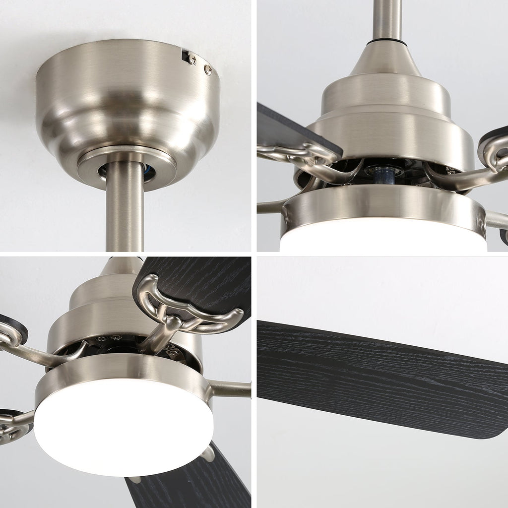 Modern 52 Inch Led Ceiling Fan With Remote Control