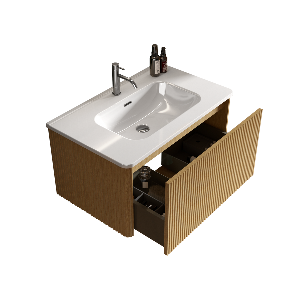 Etna 30" Striped Bathroom Vanity