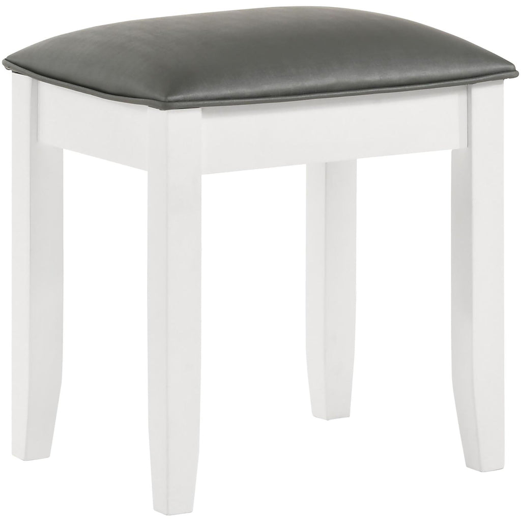 Glossy Vanity Stool