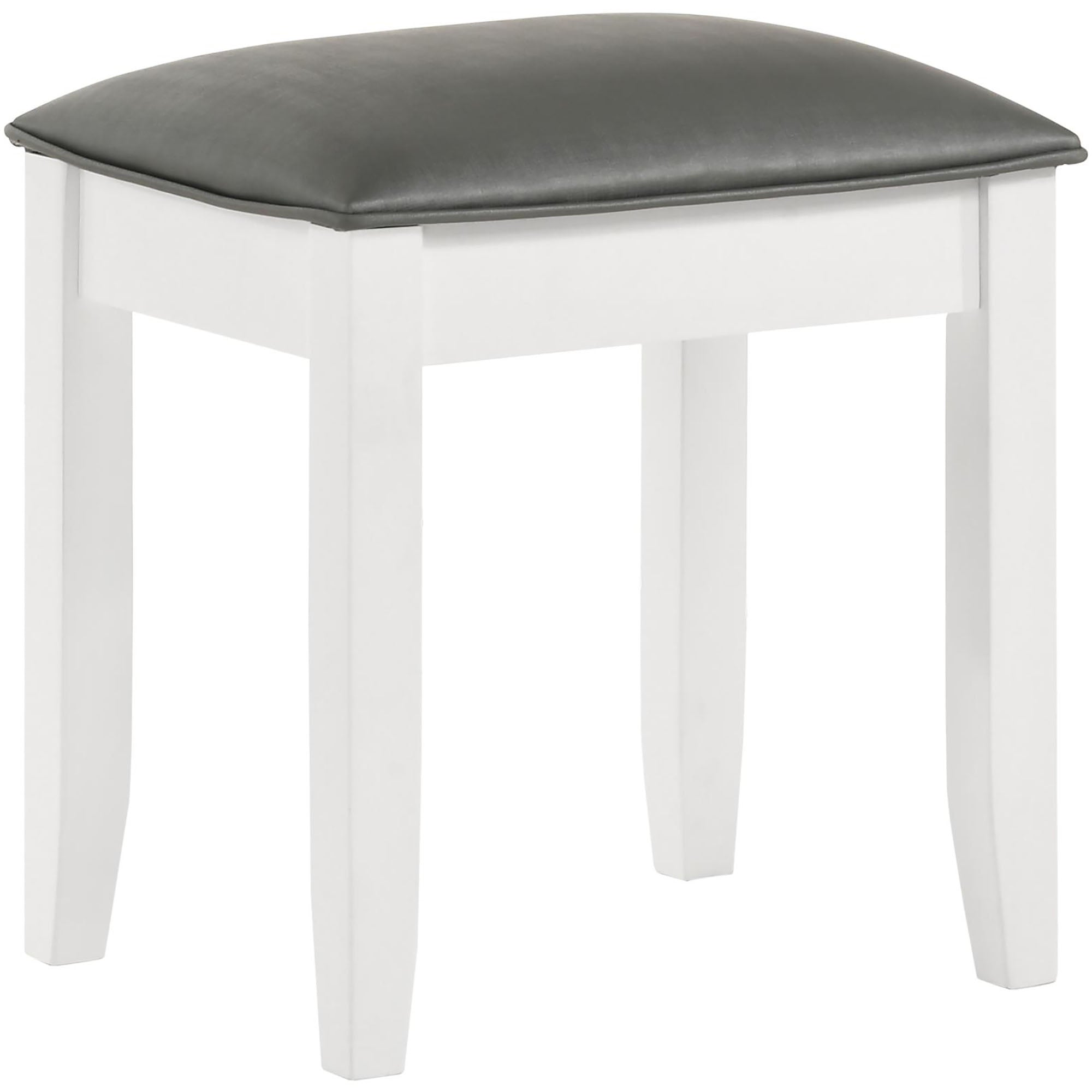 Glossy Vanity Stool