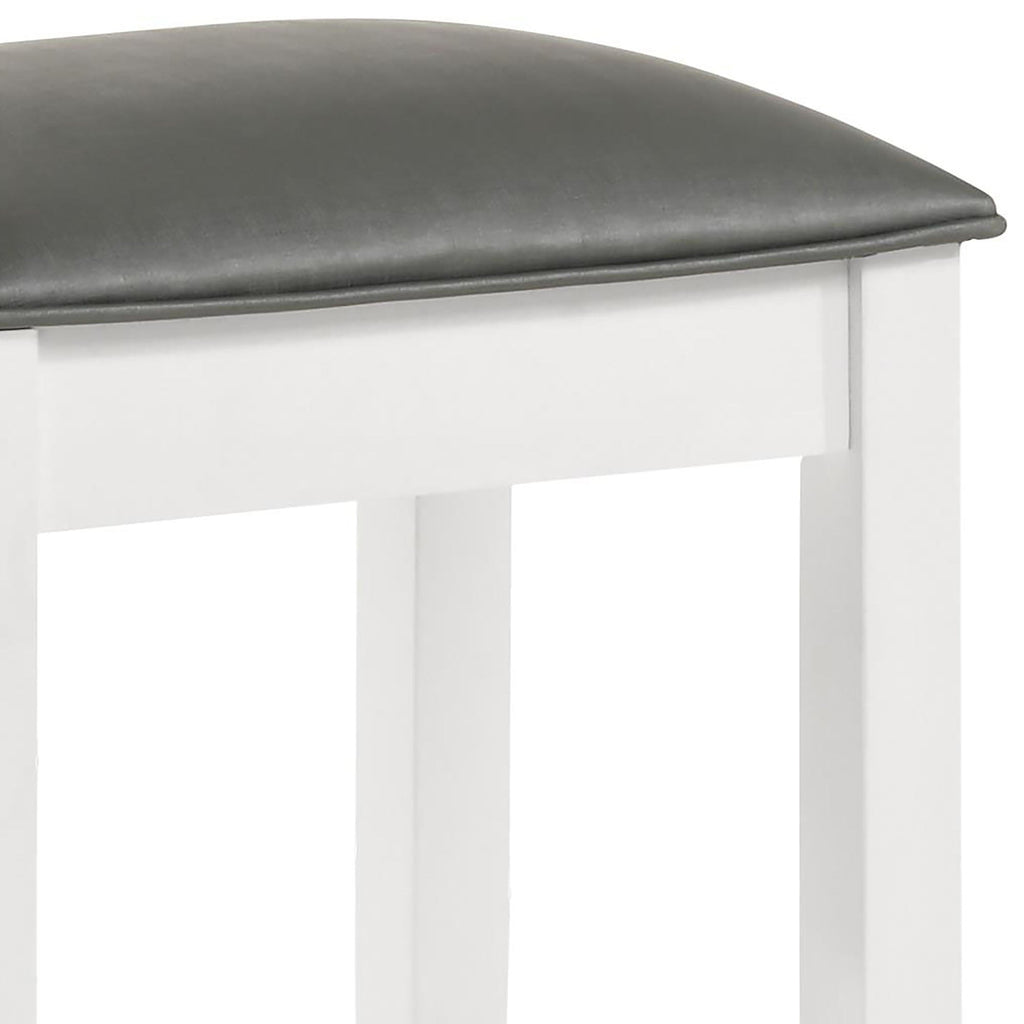 Glossy Vanity Stool