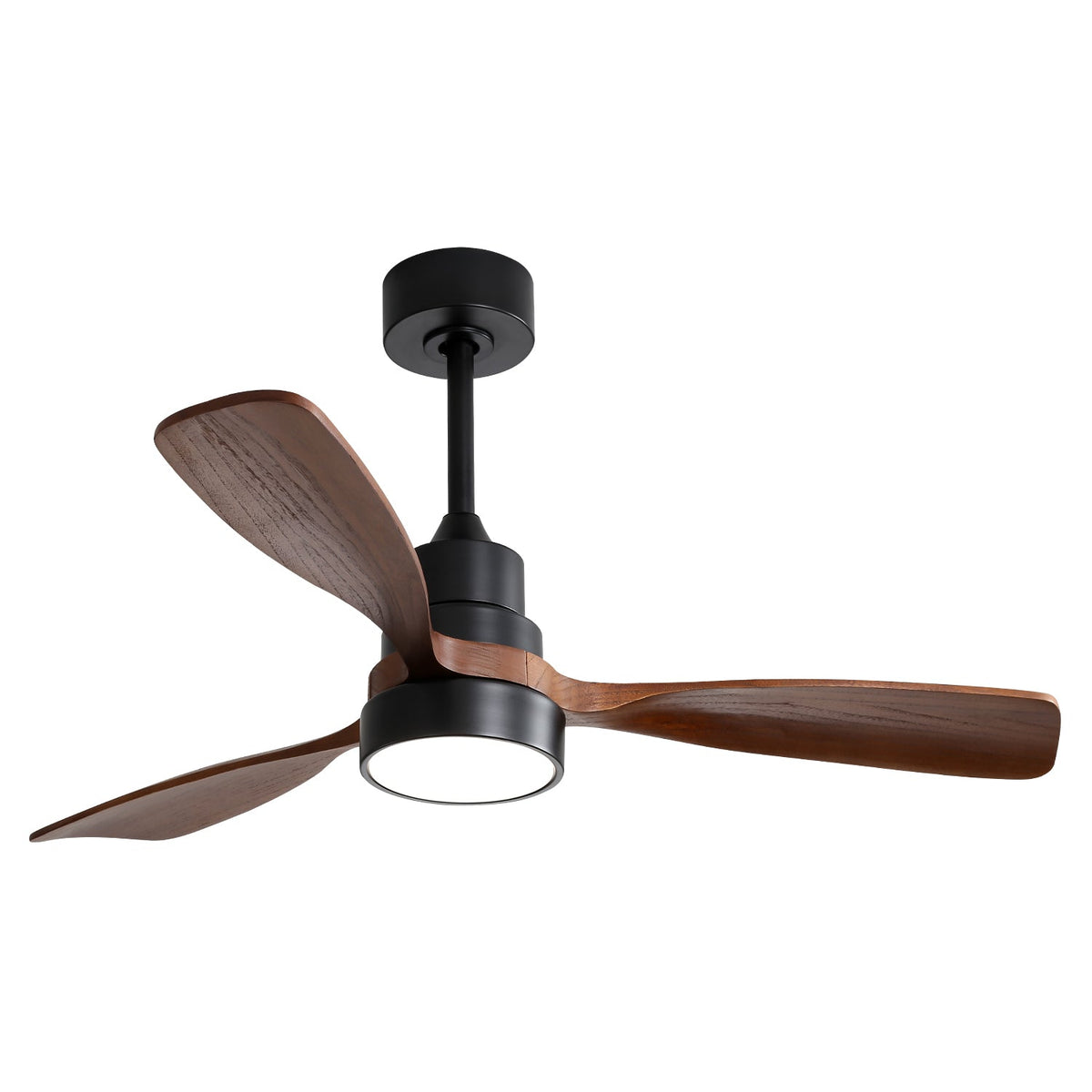 48 Inch Wood Ceiling Fan With 3 Solid Wood Blades