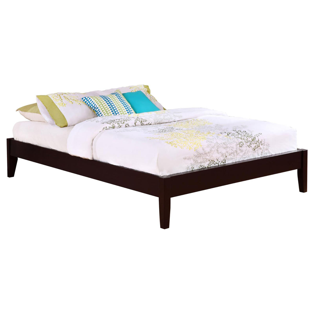 Cappuccino Full Platform Bed