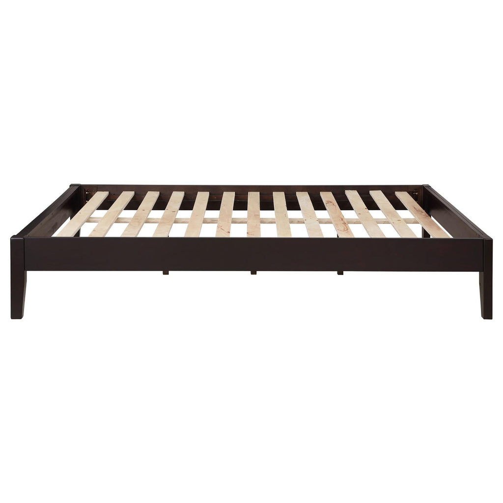 Cappuccino Full Platform Bed