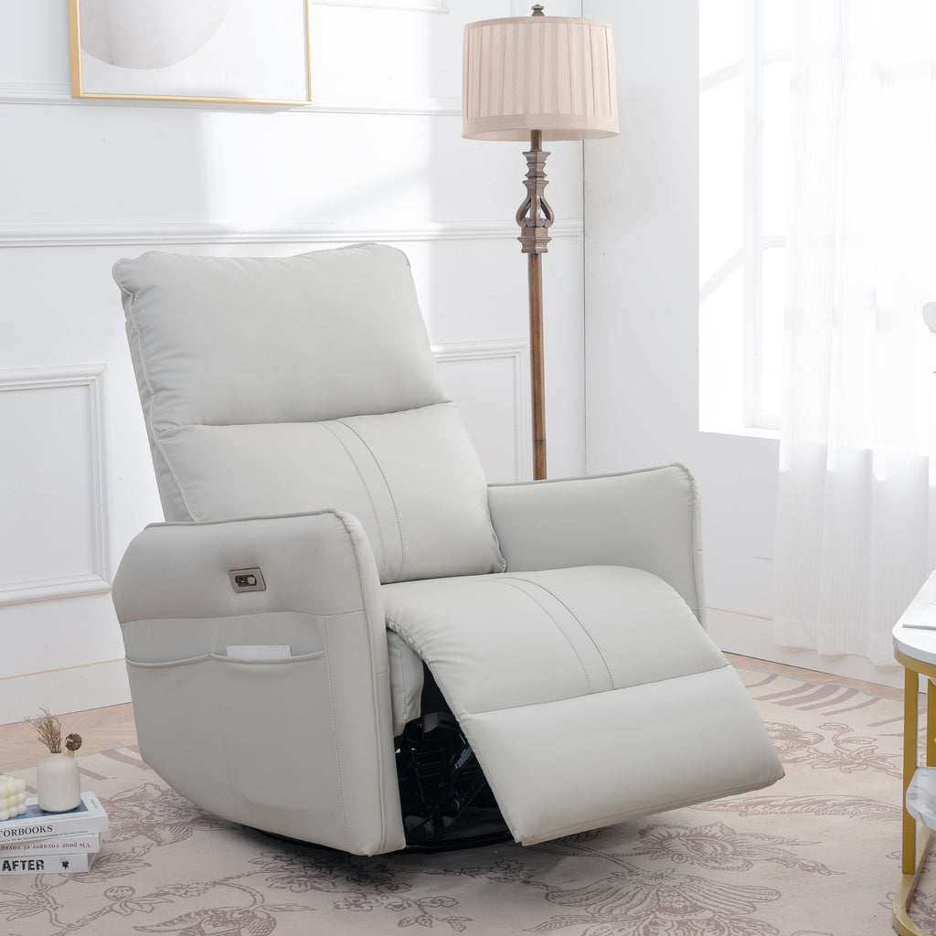 270° Power Swivel Rocker Recliner Chair