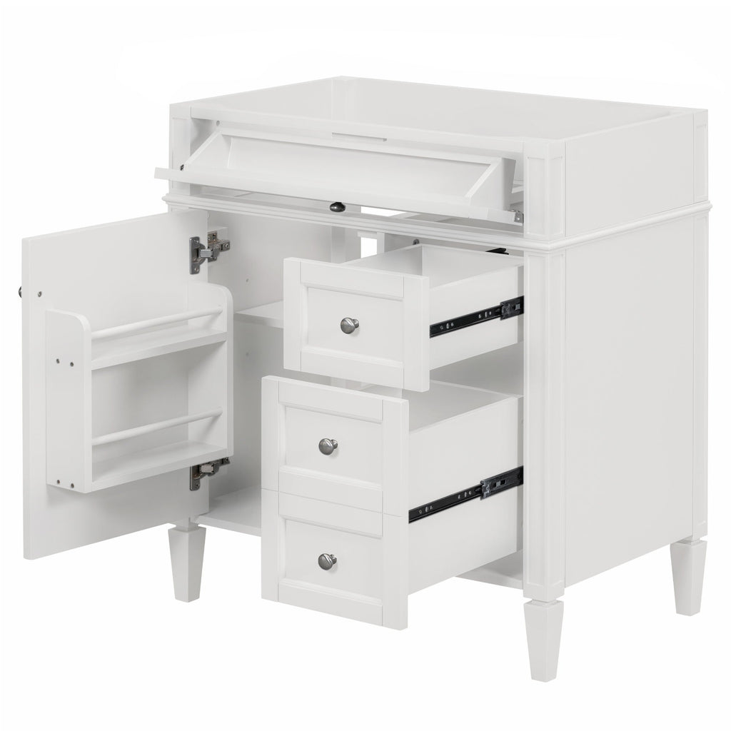 30" Bathroom Vanity without Top Sink