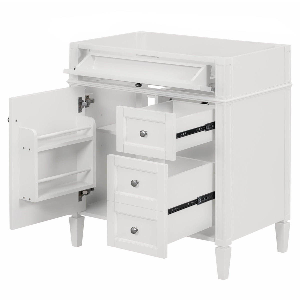 30" Bathroom Vanity without Top Sink