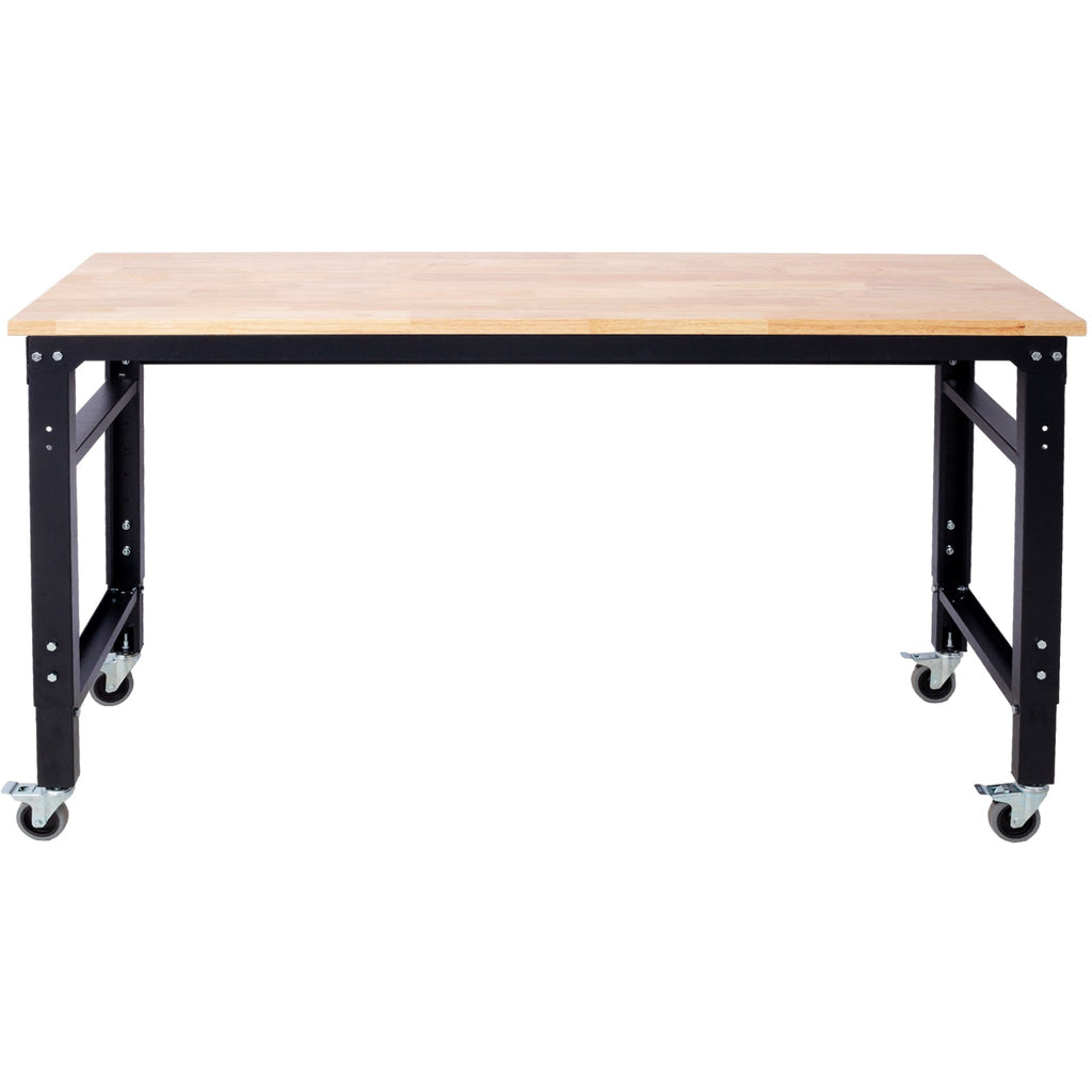 60" Wide Adjustable Rolling Workbench