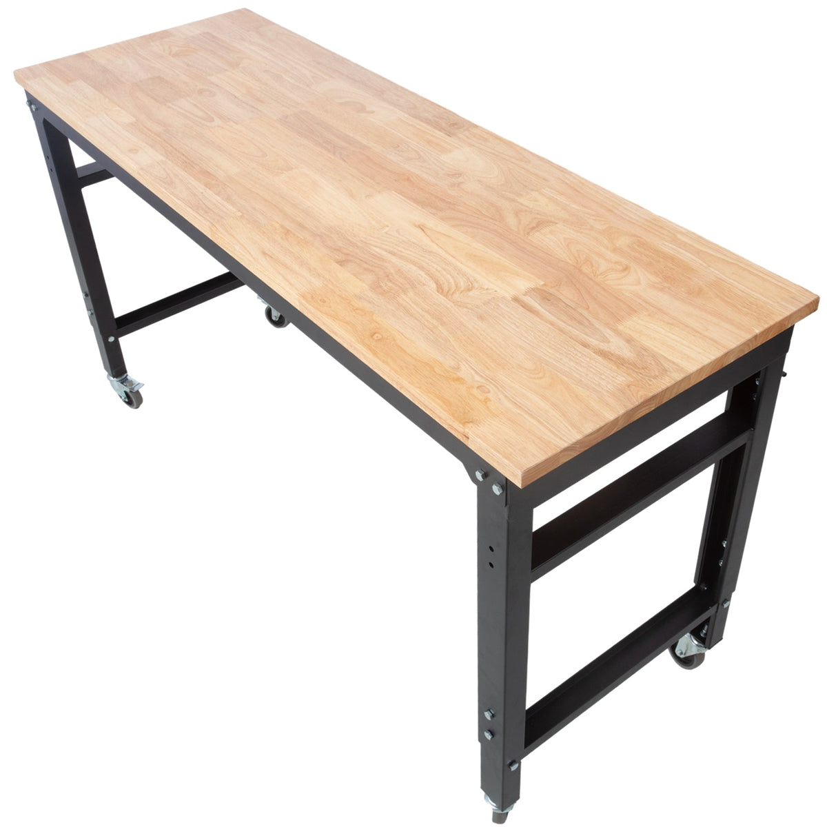 60" Wide Adjustable Rolling Workbench