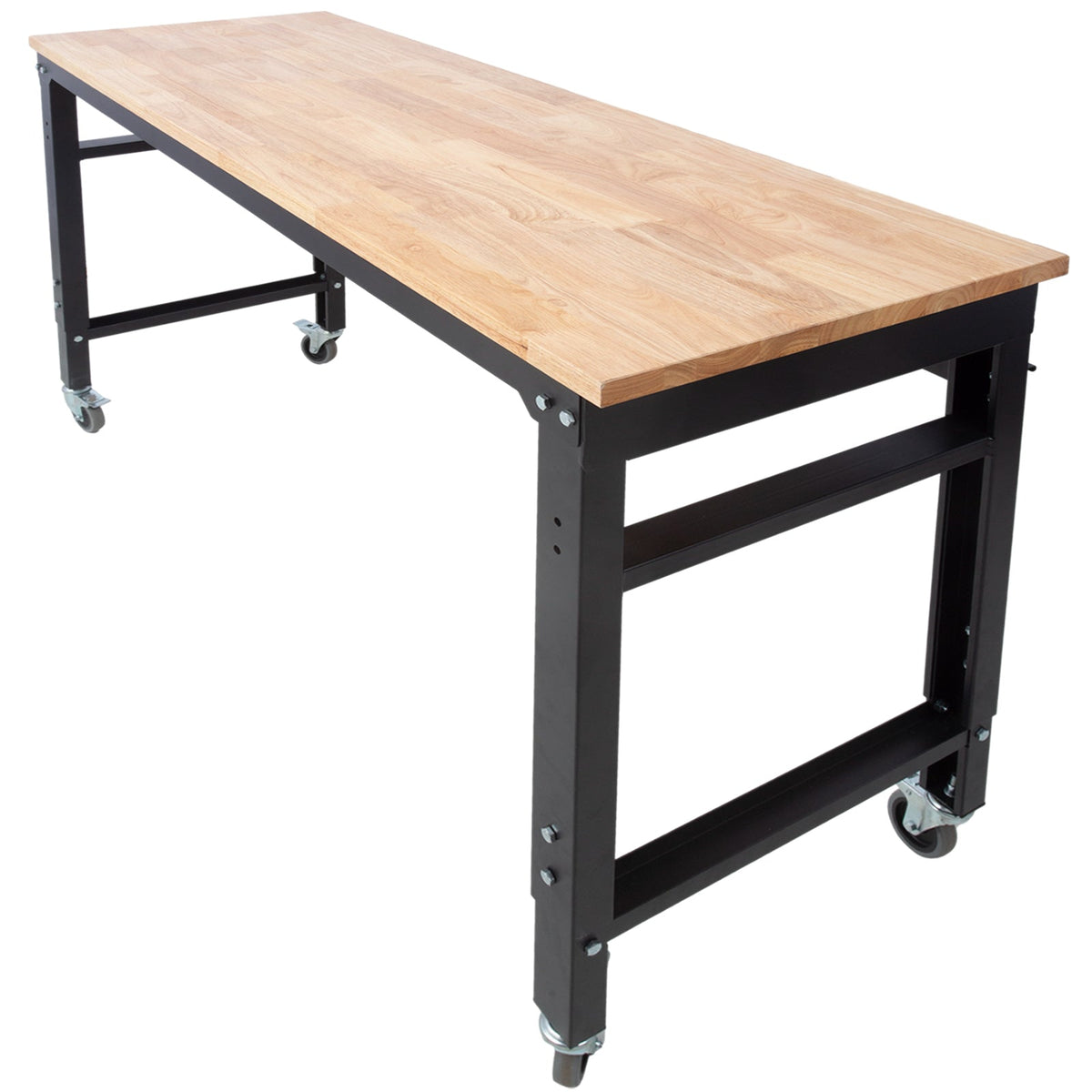 60" Wide Adjustable Rolling Workbench