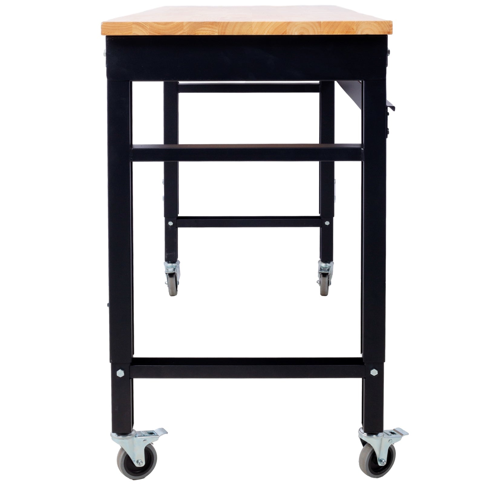 60" Wide Adjustable Rolling Workbench