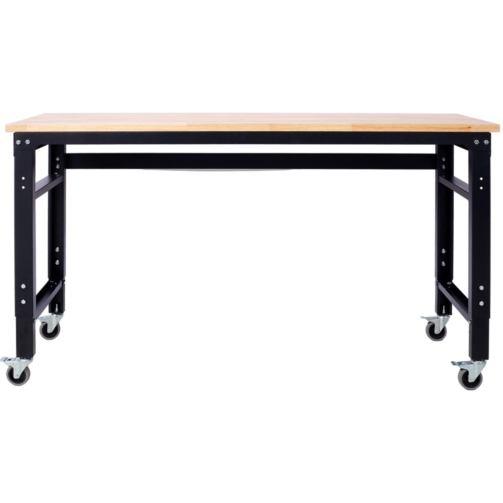 60" Wide Adjustable Rolling Workbench