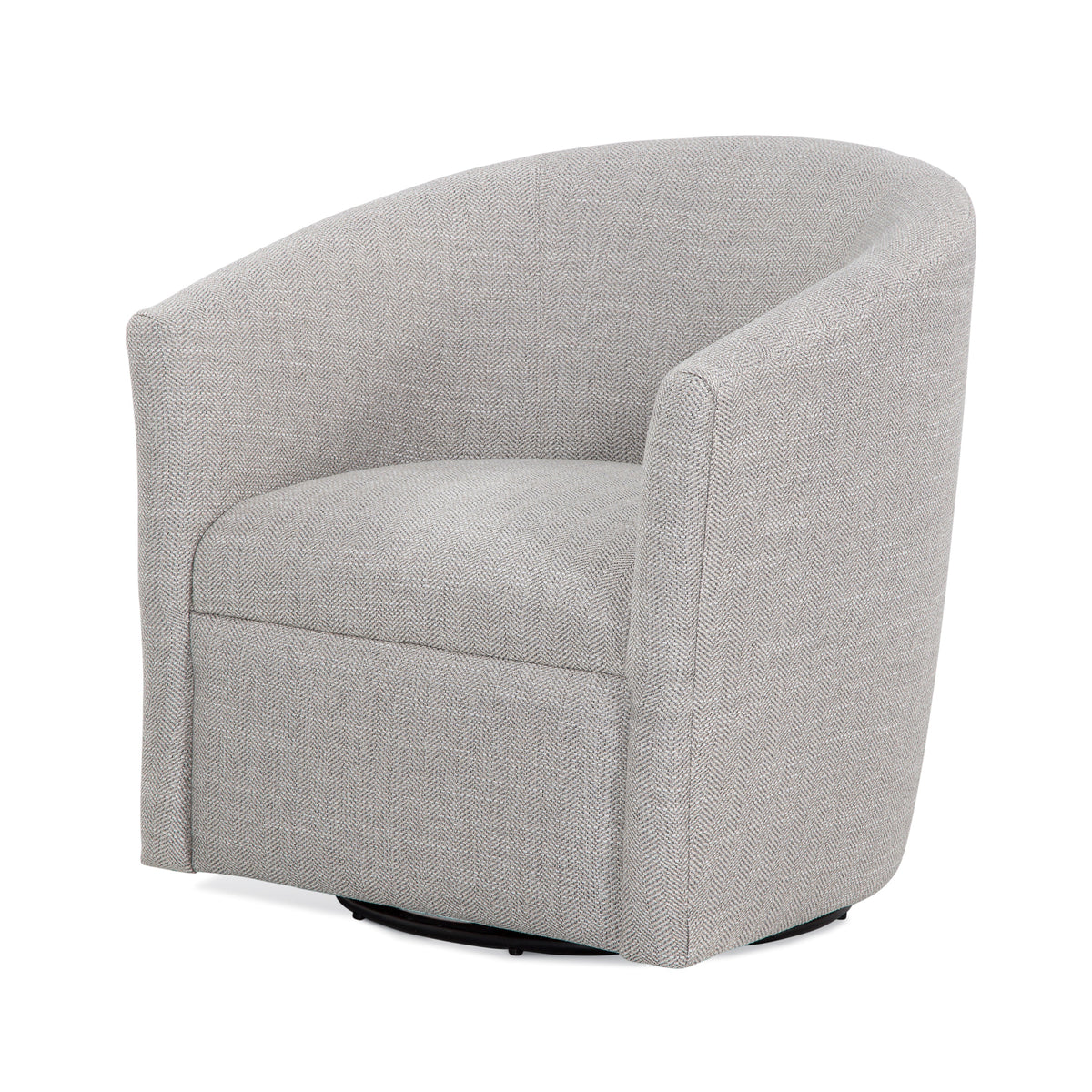 Lainey Sea Oat Swivel Barrel Chair