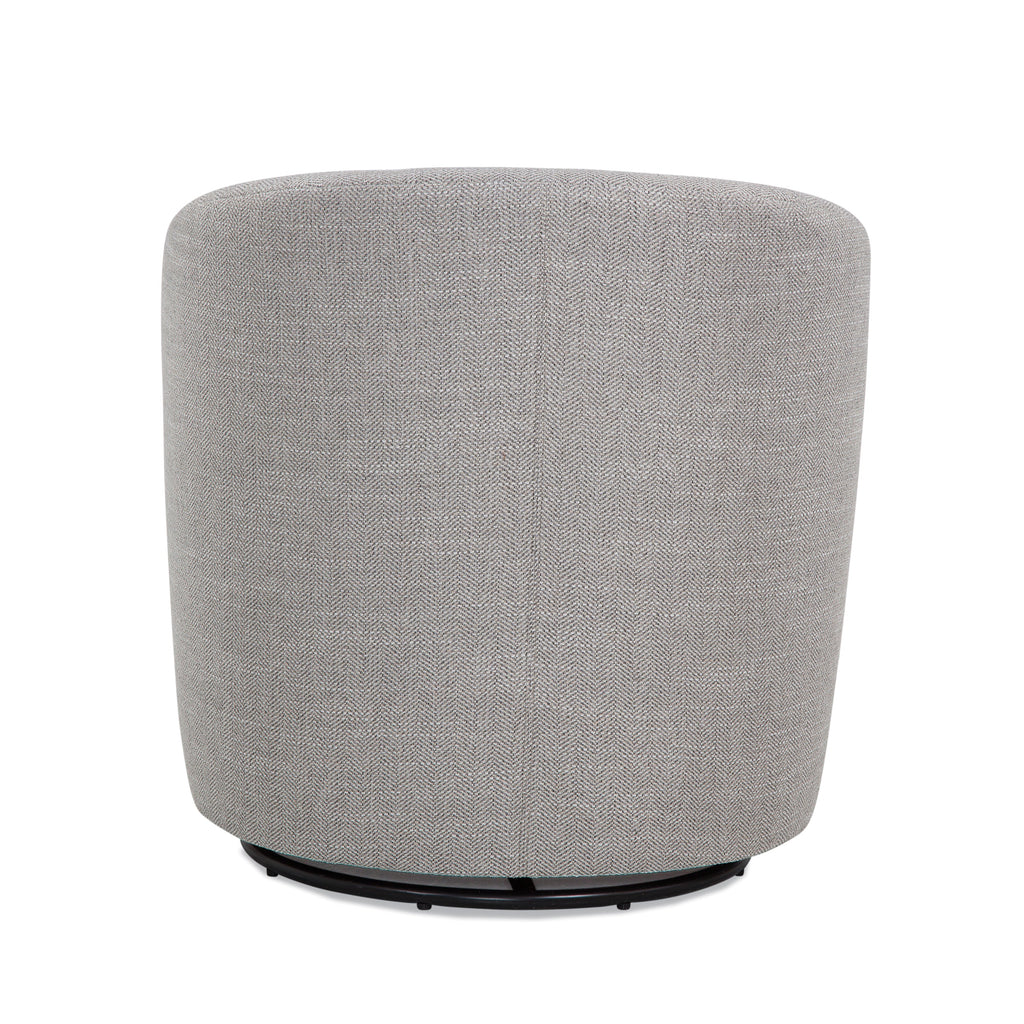 Lainey Sea Oat Swivel Barrel Chair