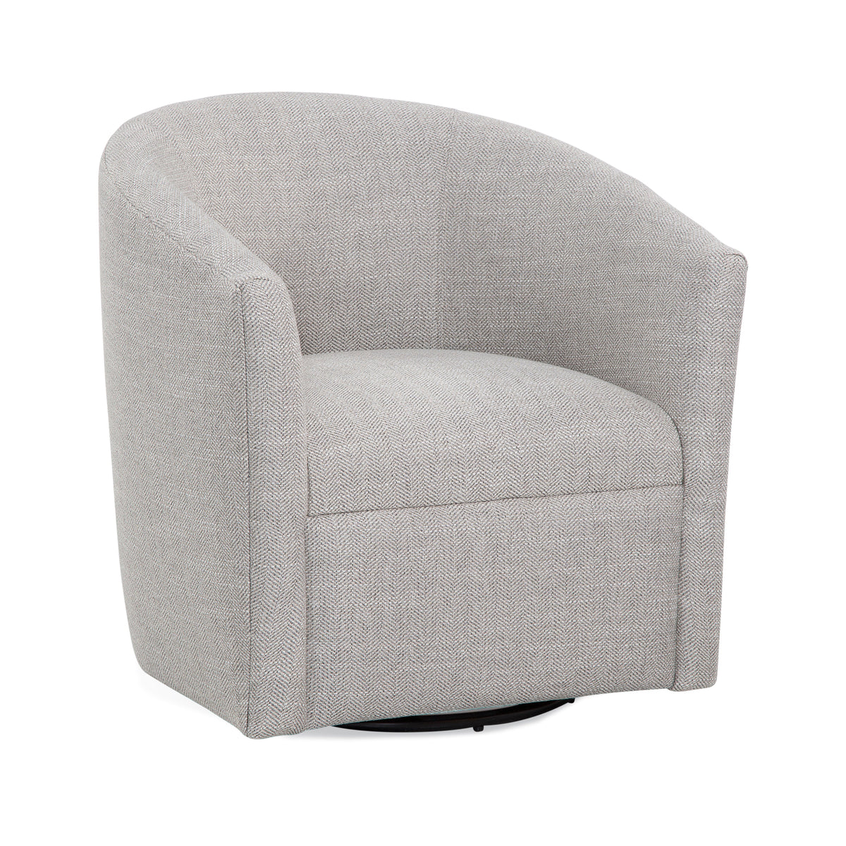 Lainey Sea Oat Swivel Barrel Chair