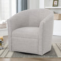 Lainey Sea Oat Swivel Barrel Chair